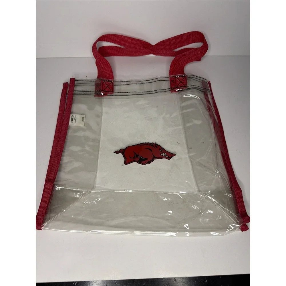 NCAA Arkansas Razorbacks Clear Game Bag 12